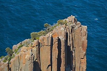 Image showing Rugged coastline cliffs