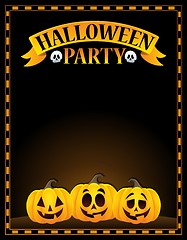 Image showing Halloween party sign topic image 1