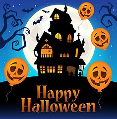 Image showing Happy Halloween sign thematic image 7