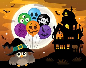 Image showing Halloween owl topic image 3