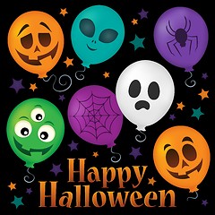Image showing Happy Halloween sign thematic image 6