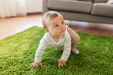 Image showing lovely baby boy at home