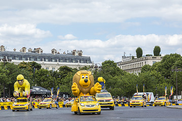 Image showing Publicity Caravan in Paris - Tour de France 2016