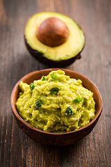 Image showing Guacamole with avocado