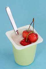 Image showing Cherry Yoghourt