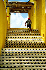 Image showing Stairway to heaven.