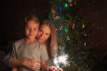 Image showing Family new year