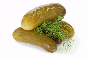 Image showing Pickles with Dill