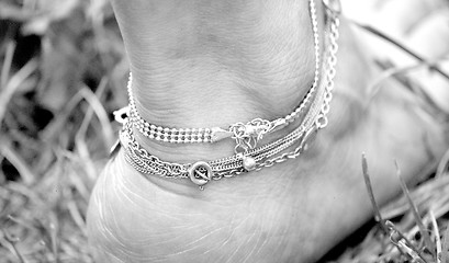 Image showing Ankle jewelry.