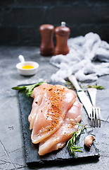 Image showing raw chicken fillet