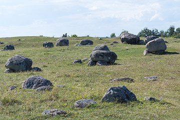 Image showing Historical gravefield in Sweden