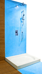 Image showing Blue shower