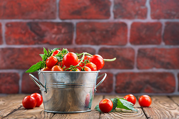 Image showing tomato cherry