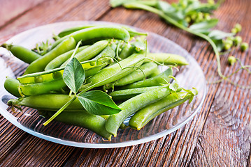 Image showing green peas