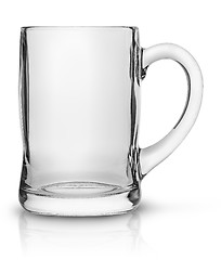 Image showing Glass mug for beer