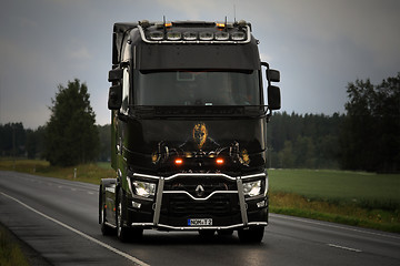 Image showing Renault Trucks T Ghostrider on Dark Road