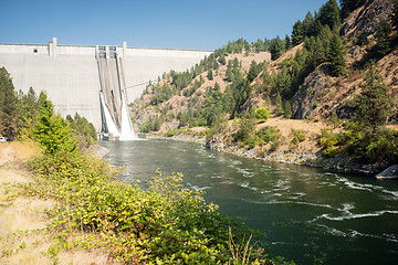 Image showing Dworshak Dam Concrete Gravity North Fork Clearwater River Idaho