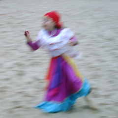 Image showing small gipsy dancing