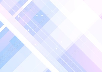 Image showing Blue purple geometric minimal background