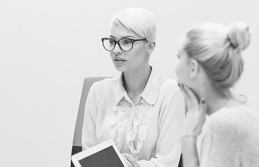 Image showing Businesswoman in office