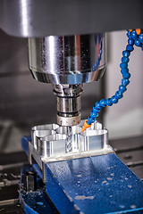 Image showing Metalworking CNC milling machine.