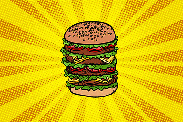 Image showing Big Burger fast food