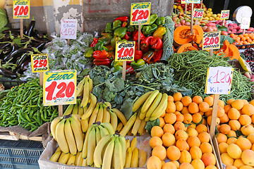 Image showing Fruits and veggies