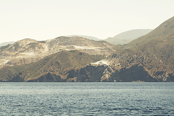 Image showing sea and mountains landscape