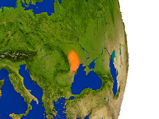 Image showing Moldova on Earth