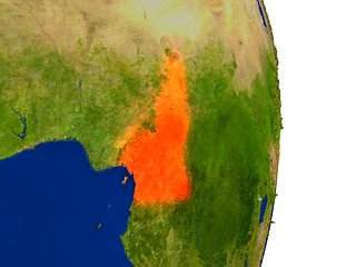 Image showing Cameroon on Earth