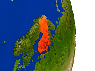 Image showing Finland on Earth