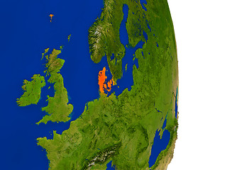 Image showing Denmark on Earth