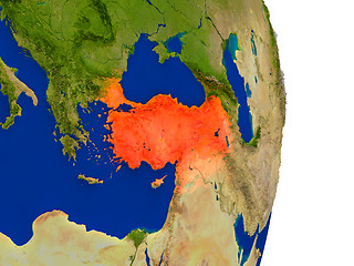 Image showing Turkey on Earth