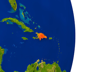 Image showing Dominican Republic on Earth