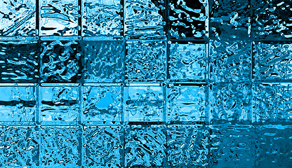 Image showing ice blue background