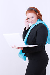 Image showing Businesswoman at work