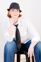 Image showing Fashionable Plus Size Model