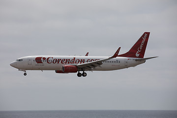 Image showing ARECIFE, SPAIN - APRIL, 15 2017: Boeing 737 - 800 of Corendon.co