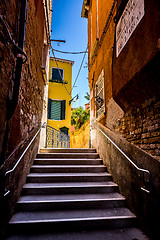 Image showing Narrow streets of Venice