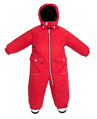 Image showing Childrens snowsuit fall