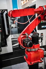 Image showing Robotic Arm modern industrial technology.