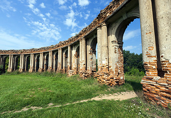 Image showing Ruzhany Palace ruins