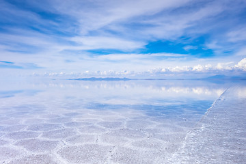 Image showing Salar de Uyuni desert, Bolivia