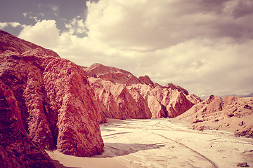 Image showing Valle de la muerte in San Pedro de Atacama, Chile