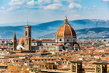 Image showing Florence and the duomo