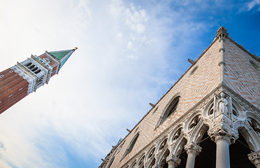 Image showing Venice, Italy - Palazzo Ducale detail