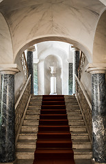 Image showing NOTO, ITALY - 21th June 2017: Luxury entrance of Nicolaci Palace