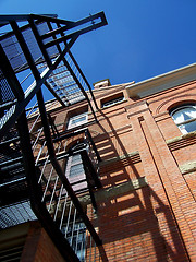 Image showing Old Fashioned Fire Escape