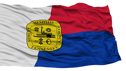 Image showing Isolated Memphis City Flag, United States of America