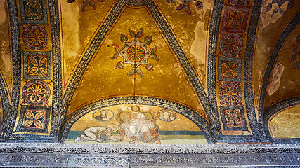 Image showing The interior of Hagia Sophia, Ayasofya, Istanbul, Turkey.